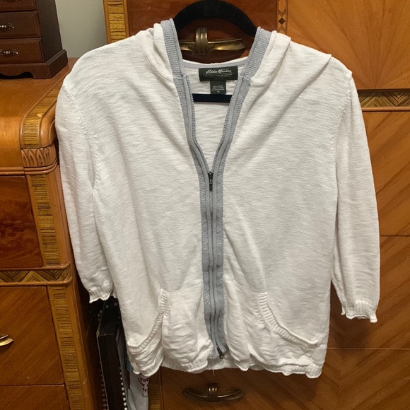 Eddie bauer light weight 3/4 sleeve sweater - Picture 1 of 4